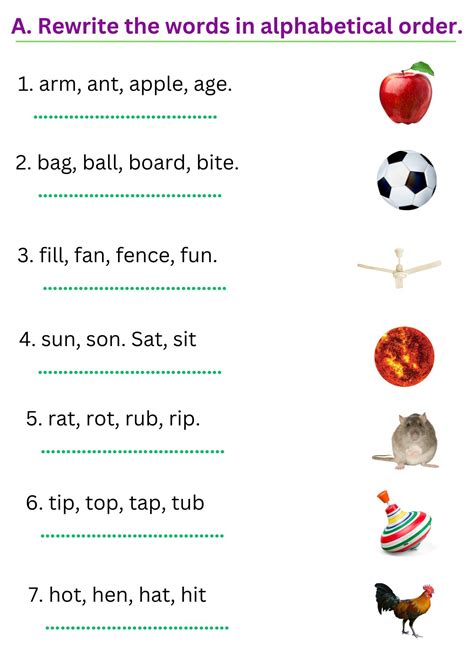 Alphabet Worksheets for 2nd Grade