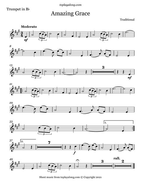 Amazing Grace sheet music