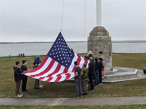 American Flag Raising Ceremony