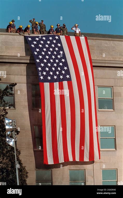 The American Flag Unfurling in the Wind