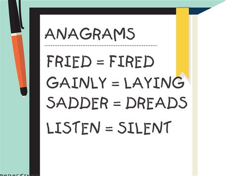 Description of Anagrams