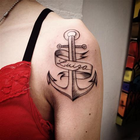 Anchor tattoo design