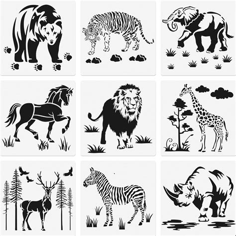 Animal Stencils