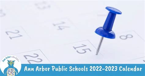 Ann Arbor School Calendar Tips