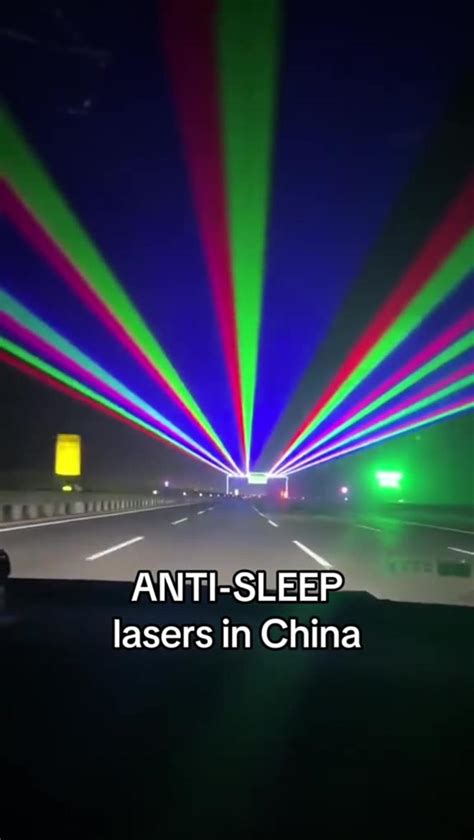 Anti-Sleep Lasers Used in China