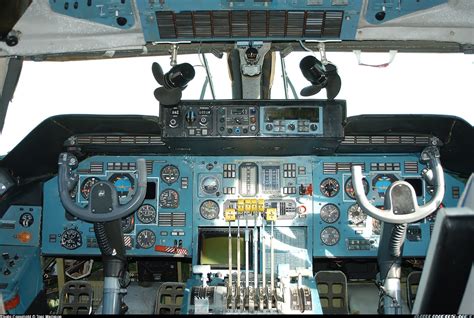 The cockpit instruments of the Antonov An-225 Mriya