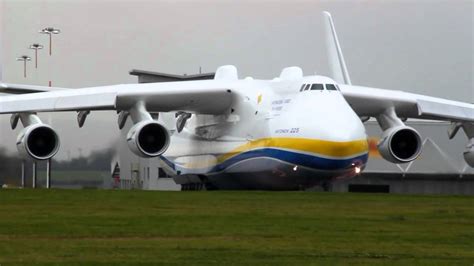 An image of the Antonov An-225 Mriya taking off