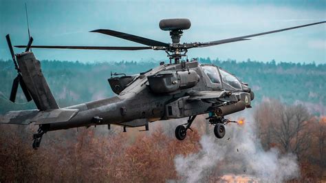 Apache AH-64 in Flight