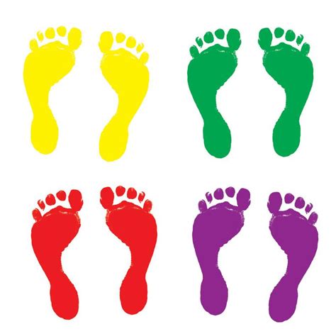 Various applications of footprint printables