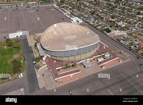 Arizona Veterans Memorial Coliseum Exterior Night View