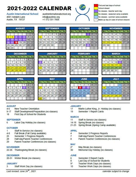 Arlington Isd Calendar Image 1