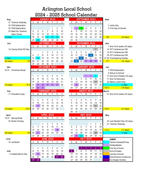 Arlington Isd Calendar Image 7