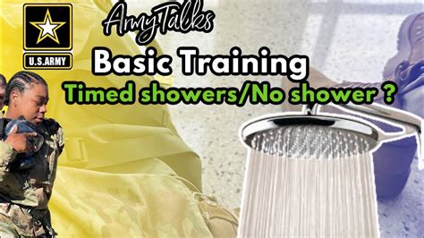 Army Boot Camp Shower Expectations