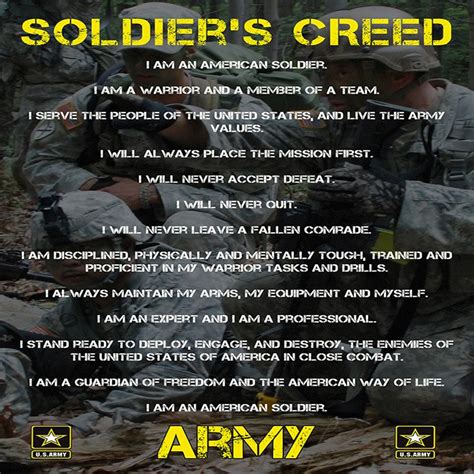 Army Boot Camp Soldier Creed