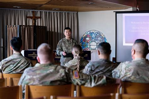 Army Chaplain in Hospital