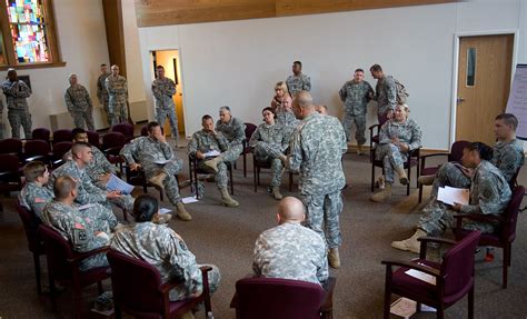 Army Chaplain Listening