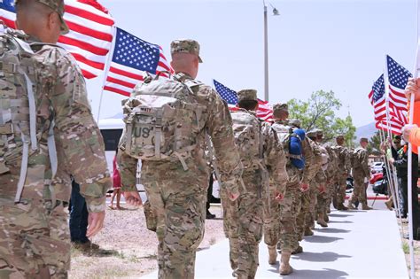 Army officers with their families