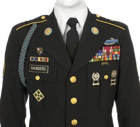 Army Dress Blues Uniform Components