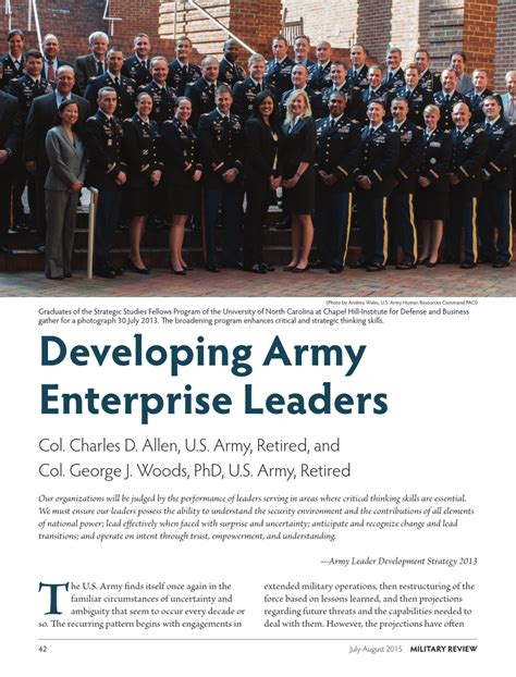 Army Enterprise Leadership