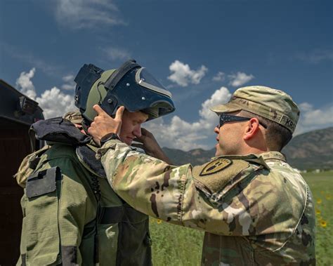 Army EOD technicians in action