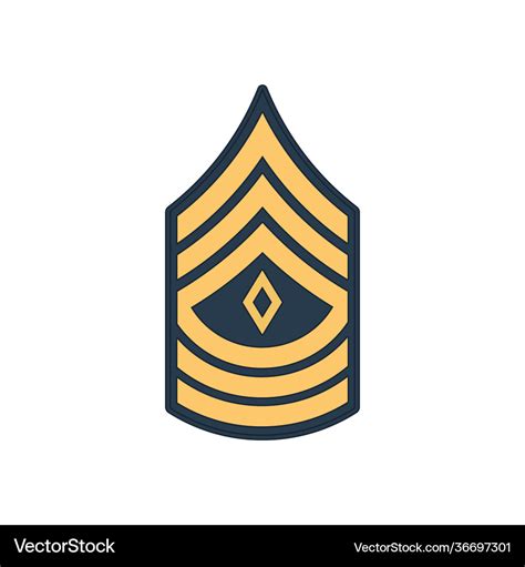 Army First Sergeant Insignia