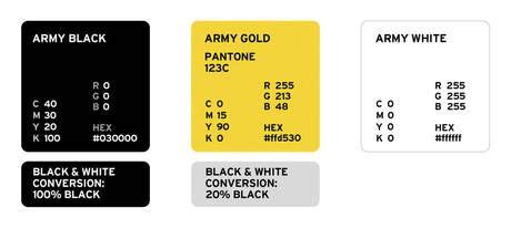 Army Gold Color