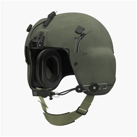 Army helicopter pilot helmet