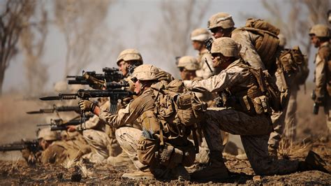 Army and Marines Combat