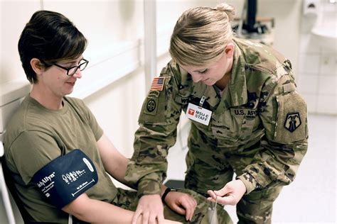 A medic treating a patient