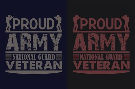 Army National Guard Typography