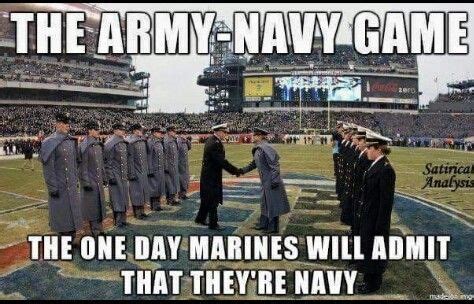 Army Navy game day fun