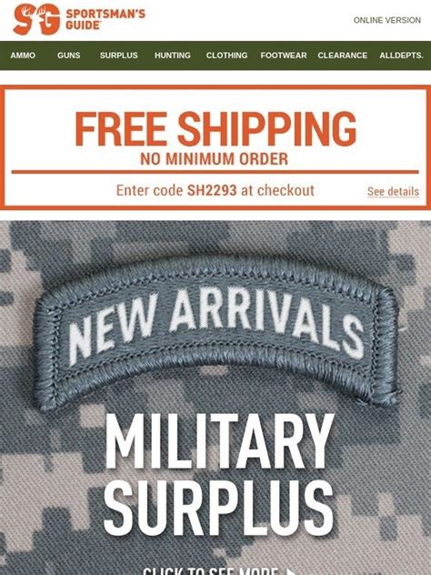 Army Navy Surplus Deals