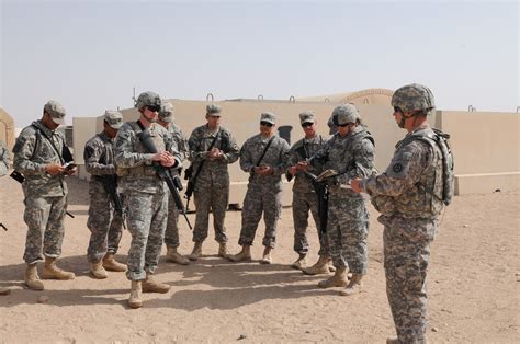 Army Officer Leading Troops