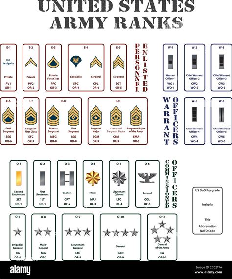 Army Officer Ranks Hierarchy