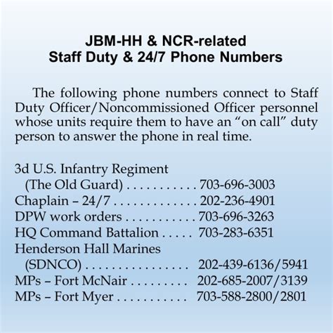 Army Phone Number