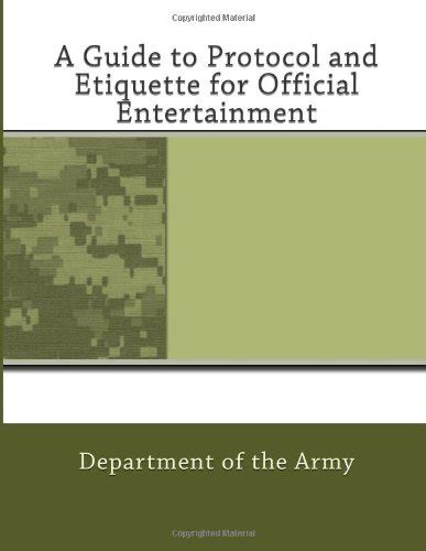 Army Protocol for Dignitaries