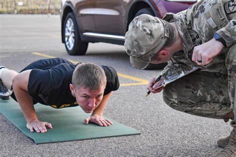 Army push-ups in action