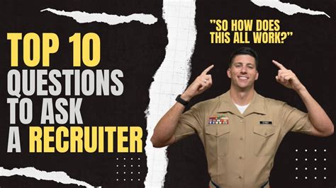 Army Recruiter Questions