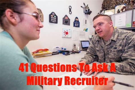 Army Recruiter Questions Image 1