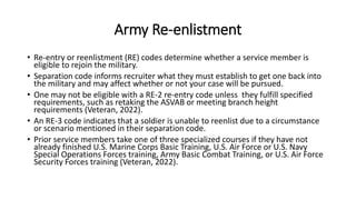 Army Reenlistment Eligibility