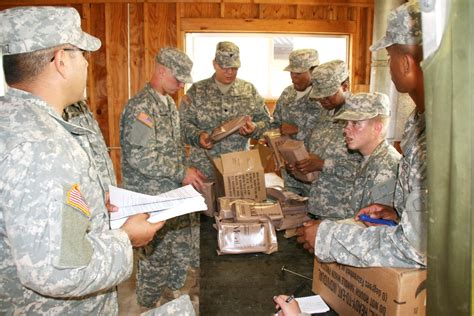 Army Reserves Deployment Food and Shelter