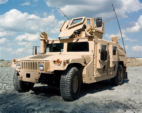 Army vehicles in convoy