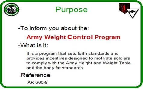 Army Weight Control Program