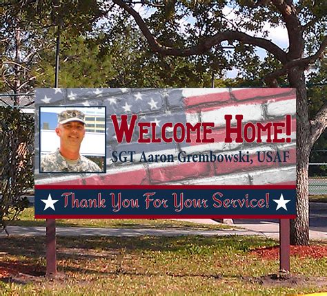 Army Welcome Home Banners