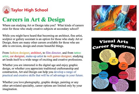 Arts and Design Fields