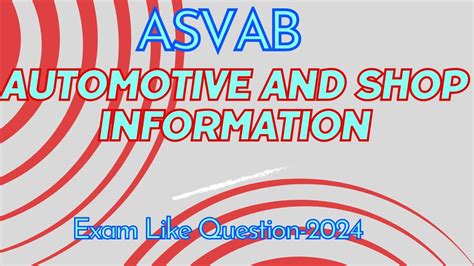 ASVAB Auto and Shop Information Image