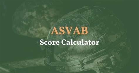 ASVAB Calculator Exceptions