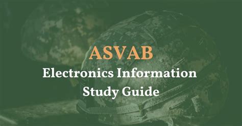 ASVAB Electronics Information