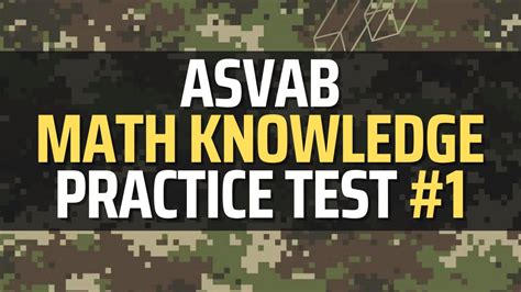 ASVAB Math Knowledge Image