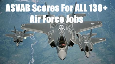 ASVAB Scores for Air Force Careers